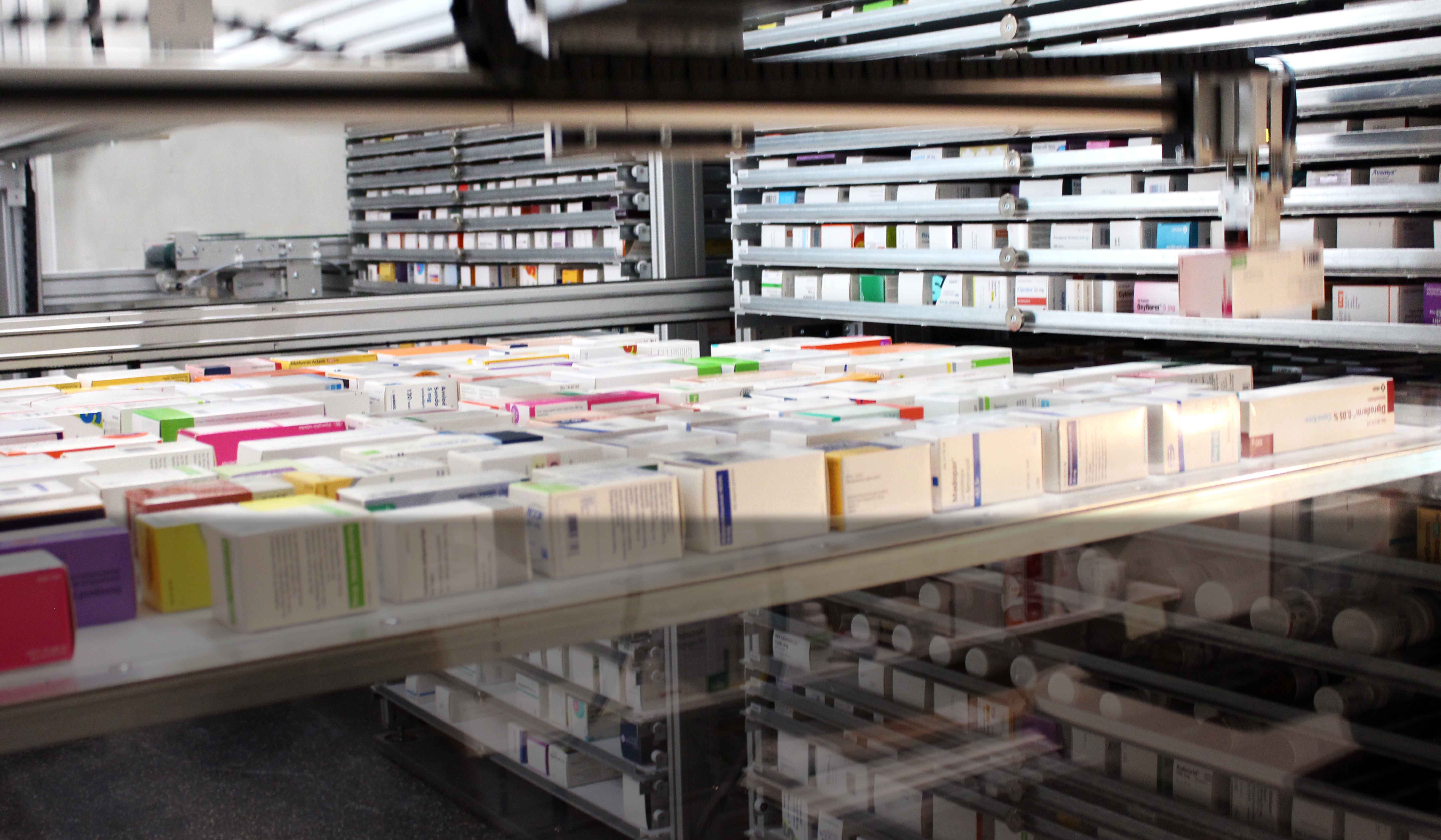 Automatisk medicinrobot, pille-robot til apotek, fleksibel indretning