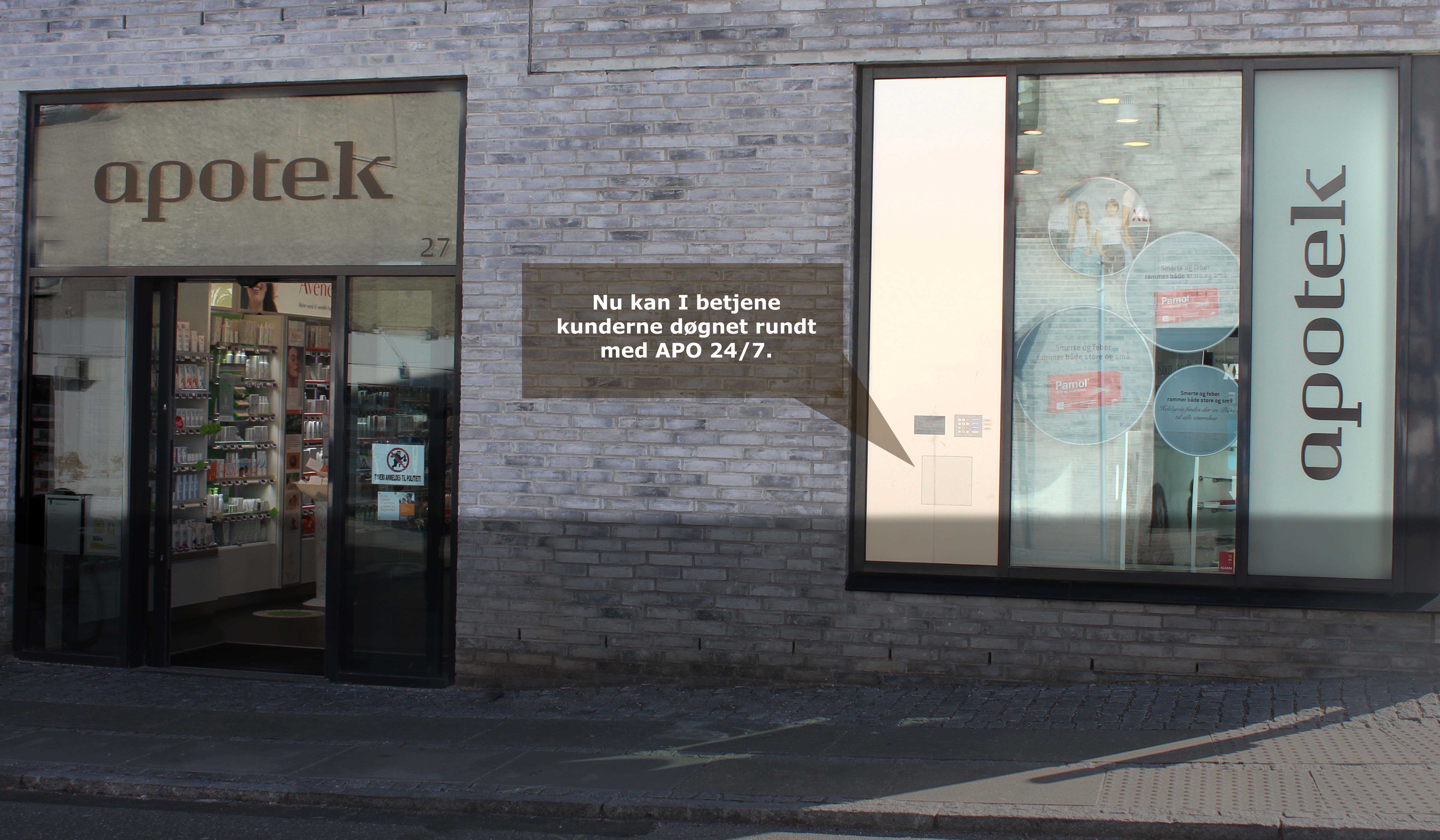 Betjen mine kunder døgnet rundt - kunder kan hente al medicin 24/7