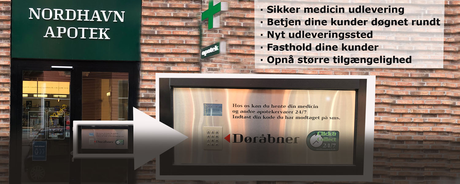 sikker medicinudlevering døgnet rundt med større tilgængelighed